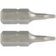 Square Recess Insert Bit No.0x25mm 2/card